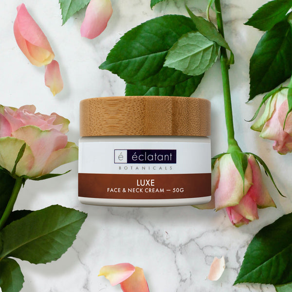 The Secret to Glowing, Youthful Skin with One Skin Cream – Éclatant Botanicals' LUXE Face & Neck Cream